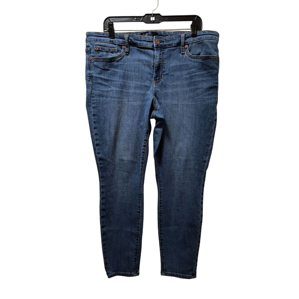 Gap Denim Legging Skinny Crop Jeans Women 33R Blue 36x26